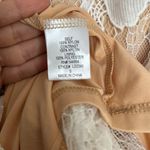 Luxxel Women’s Nude Dress with Floral Crochet print Photo 3