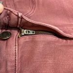 Free People  Burgundy Maroon Mid Rise Skinny Denim Jeans Pants Photo 5