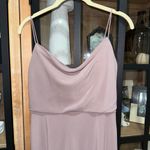 Jenny Yoo  BHLDN maxi dress fig lavender bridesmaid cowl drape capri bianca long Photo 6