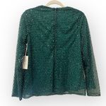 NWT Tuckernuck Hyacinth House Gemma Green Sequin Beaded Top size small Photo 3