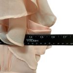 Fame and Partners  Blush Pink‎ Jumpsuit Flutter Sleeve V Neck Size 8 Wide Leg Photo 7