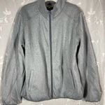 Ocean + Coast Womens Full Zip Knit Jacket Long Sleeve Light Blue Gray Sz XL NWOT Photo 5