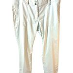 Nike  Women’s Dri-Fit White Golf Pants. size 12. zippered side pkts. EUC Photo 0