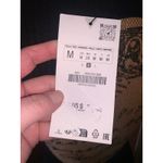 ZARA NWT Backless Open Back High Neck BodyCon Ribbed Bubble Mini LBD Dress M Photo 8