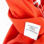 Trina Turk Golda Orange Tomato Front Pleated Pants Side Pockets Jumpsuit Size 12 Photo 6