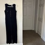 Michael Kors Elegant Black Jumpsuit palazzo Sleeveless Pre-loved Size 12 Photo 1