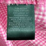 Ralph Lauren  LRL Sleep Shirt Women's S Pink White Gingham Check Button Front Photo 5