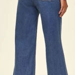 Disney NWT  X Macy’s Minnie Daphne Majorette High Rise Wide-Leg Blue Jeans 8 Photo 0