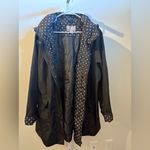 Woman Within  Dot Trim Raincoat Photo 2