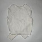 1. State  Ribbed Knit Sweater Size S Pullover  Ivory Cotton Blend Chunky Photo 1