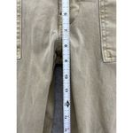 Lucky Brand  Women's Pants Beige Size 4 Cotton Blend Straight Leg Black Trim Photo 11