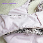 Victoria's Secret New! pink snake skin print animal one piece swimsuit, size XS Photo 8