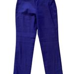 $650 VTG Agnona 42 6 Dress Trousers Pants Flat Front Purple/Blue High Rise Purple Photo 0