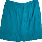 Tommy Bahama 18 Golf Silk Skort 6 Green Pleated Side Zip Shorts Tennis Skirt Photo 3