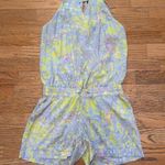 W118 By Walter Baker  | Marbled Splatter Romper Shorts size Small Photo 0