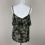 Old Navy Old‎ Navy Top Womens Large Green Cold Shoulder Tropical Vacation Beach Summer L Photo 6