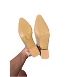 Newbella Nude Ponited Toe Heeled Mules Size 8 New In Box Work Office Photo 3