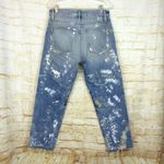 frame denim Frame X Jordan Barrett Paint Splatter Jeans W 25, M 27 Blue Zip Fly Grunge NWOT Photo 7