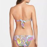 Trina Turk Coral Reef Twist Ring Bandeau Bikini Swimsuit Photo 1