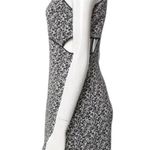 Elizabeth and James  Elina Jacquard Cut Out Mini Dress Black Size 2 Photo 4