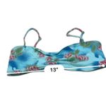 frankie's bikinis  Blue daiquiri Floral bikini JENNA/CLEO size Medium/Small Photo 8