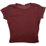 Free People  Intimately Crop Mesh Tee Bundle - Sizes XS & S, Brown and Dark Brown Photo 10