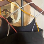 Peloton  Women’s Black Logo Sports Bra with Colorful Criss Cross Straps Active Photo 5