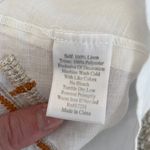 Johnny Was JW Los Angeles Embroidered Linen Skirt Size Small Photo 5