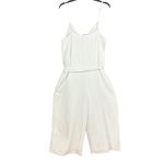 La Blanca $113 Seaside V-Neck CoverUp Gauzy Jumpsuit L Photo 3