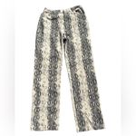 Le lis  Snakeskin Print Denim High Waist Straight Leg Pants Medium Photo 3