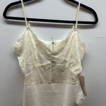 Orange Kiss  Size Large Lace Satin Bodysuit in Cream. New With Tags. Photo 1