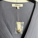 Madewell blue cap sleeves straight utility coveralls jumpsuit workwear XS fall Photo 4