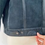 What Goes Around Comes Around Vintage lamb sheep skin with leather trim bomber jacket Photo 4