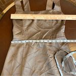 Show Me Your Mumu Claire Midi Dress dune luxe satin size large formal wedding Photo 5