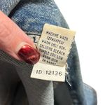 Limited Jeans  Blue Denim Sleeveless Vest Cropped Length with Pockets Photo 5