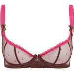 Agent Provocateur Pink and Brown Sheer Bra Size undefined Photo 0