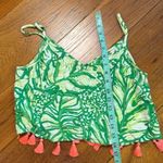 Lilly Pulitzer  Ramona Crop Top Toucan Green Coco Loca top size 8 Photo 7