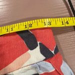 Anthropologie Linen Skirt Odille Pop Art Print Blue Size XS Photo 6