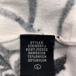 White & Black Long Sleeve Open Front Cardigan by Lyn Size L Photo 6