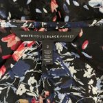 White House | Black Market Women 2 Black Pink Blue Floral Flower Ruffle Bohemian Photo 4