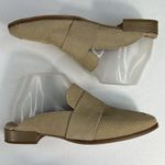 Free People  Mules 39 At Ease 2.0 Loafer Suede Embossed Leather Cafe Beige Womens Photo 3