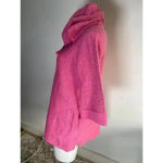 Soft Surroundings Women's Pink Textured 3/4 Sleeve Pullover Sweater Small 0142 Photo 5