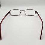 Genevieve Boutique Modern Glitz Burgundy Prescription Glasses Frames & Case Photo 5
