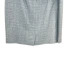 Escada Tweed Pencil Skirt Straight Boucle Classic Light Blue Size 44 US 14 Photo 5