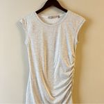 Athleta Size SP Heather Grey and White Stripe Carefree Tee Dress #266279 Photo 2