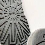 UGG  Classic Cardi Sweater Boots Size Seven Charcoal Metallic Shearling‎ Lined 7 Photo 11