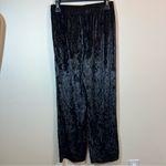 Fabletics Black Go To Crushed Velvet Wide Leg Pants Small NWT Photo 7