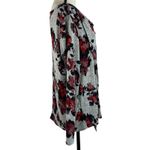 Vera Wang Simply Vera  X-Large Sweater Top Floral Long Sleeve Stretch Draped Neck Photo 2