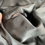 Victoria's Secret Vintage Nighty Body Suit Silky Plunge Covered Button Black Photo 13