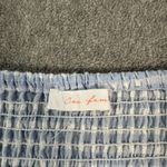 Ces Femme Square Neck Puff Sleeve Midi Dress Women's Large Blue Gingham Tiered Photo 7